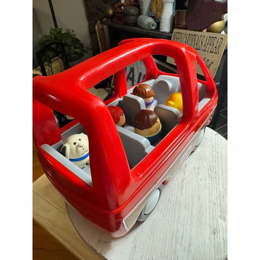 Little Tikes 6 Pc Mini Van Family Set Vacation Vintage